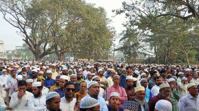 শেরপুর-৩: জামায়াতের প্রার্থী নুরুজ্জামান বাদলের দাফন সম্পন্ন, হাজারো  মানুষের ঢল