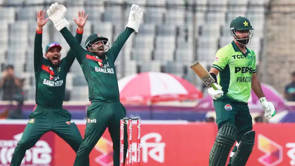 বাংলাদেশকে ২৭৬ রানের টার্গেট দিয়েছে পাকিস্তান