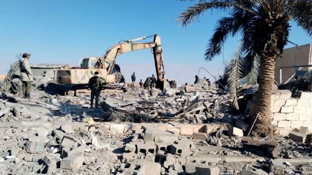 ইরাক-সিরিয়া সীমান্তে বিমান হামলায় নিহত ৯