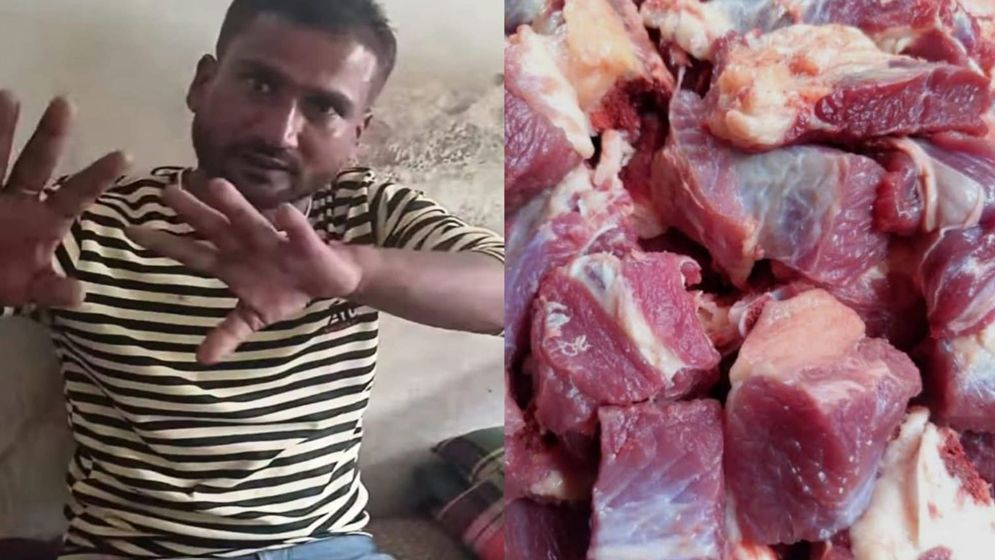 মরা গরুর মাংস বিক্রি:  সিংগাইরে কসাই আটক