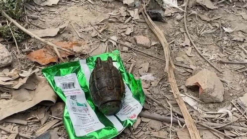 গুপ্তধন ভেবে বাড়িতে নিয়ে এলেন গ্রেনেড