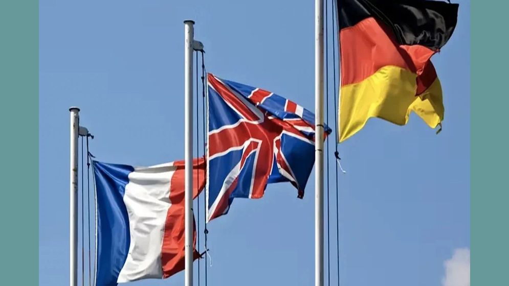 ইরানের বিরুদ্ধে যুদ্ধে জড়াচ্ছে ফ্রান্স, জার্মানি ও যুক্তরাজ্য 