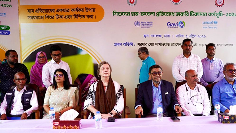 ৩ মে থেকে দেশজুড়ে হামের টিকা ক্যাম্পেইন