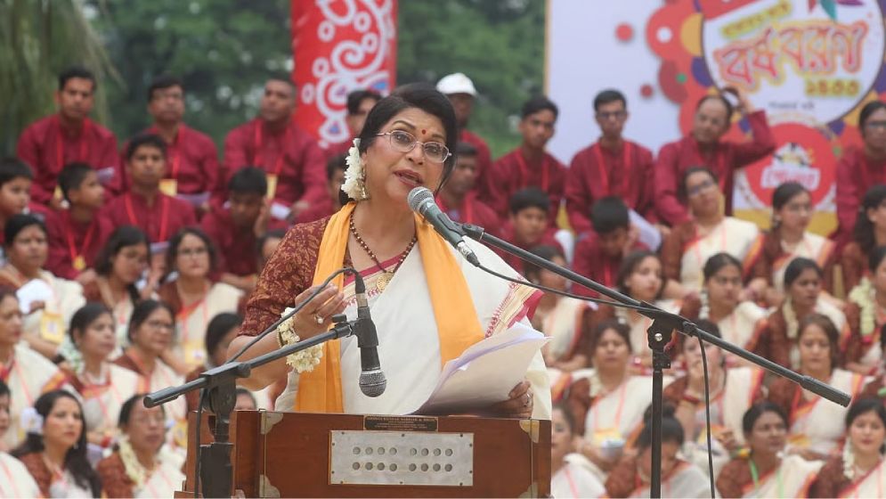 হাজারো কণ্ঠে বর্ষবরণ, নেতৃত্বে রেজওয়ানা চৌধুরী বন্যা