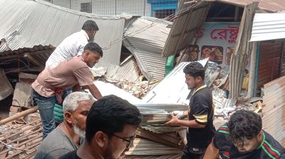 কুমিল্লায় রেস্তোরাঁর দেয়াল ধসে বৃদ্ধ নিহত