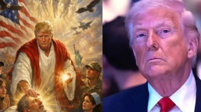  ‘যিশু সেজে’ ট্রাম্পের পোস্ট, সমালোচনার মুখে ডিলিট 