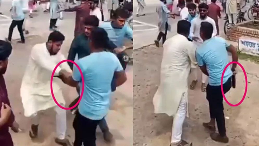 পাটওয়ারীর ওপর হামলায় অস্ত্র বের করা তরুণের পরিচয় মিললো  