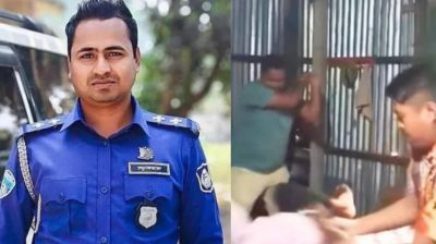 কিশোরীকে পিটুনির ভিডিও ভাইরাল, পুলিশ কর্মকর্তা প্রত্যাহার