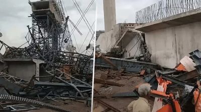 ঝড়ে ভারতে নির্মাণাধীন সেতু ধসে নিহত ৬