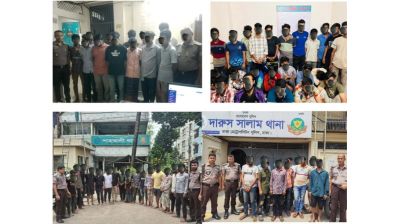 রাজধানীর মিরপুরে বিশেষ অভিযান, গ্রেপ্তার  ১৭৫
