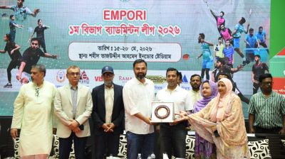 প্রথম বিভাগ ব্যাডমিন্টন লীগ-২০২৬ উদ্বোধন: প্রতিমন্ত্রী