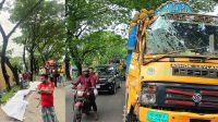 চালক ছিলেন ঘুমে, সহকারী চালাচ্ছিলেন গাড়ি