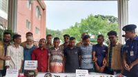 রংপুরে ডাকাত দলের ৭ সদস্য গ্রেপ্তার
