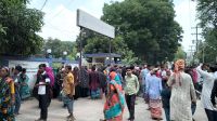 হত্যা মামলায় বিএনপি নেতা গ্রেপ্তার, মুক্তি চেয়ে থানার সামনে বিক্ষোভ